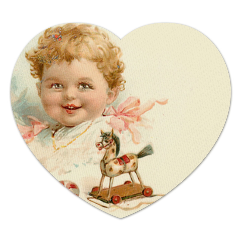 Printio Коврик для мышки (сердце) Маленький мальчик с игрушками григорян рубен маленький мальчик