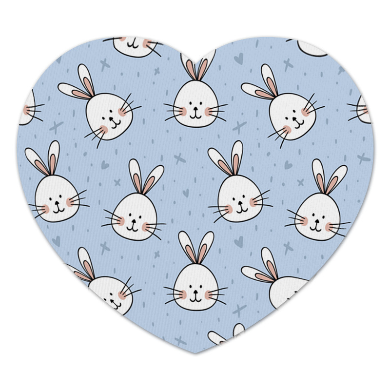 Printio Коврик для мышки (сердце) Милый кролик printio коврик для мышки цветочное сердце