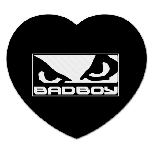 Заказать коврик для мышки в Москве. Коврик для мышки (сердце) Bad Boy от DESIGNER   - готовые дизайны и нанесение принтов.