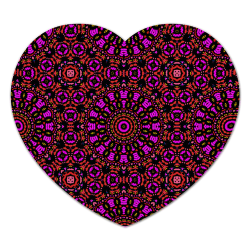 Заказать коврик для мышки в Москве. Коврик для мышки (сердце) purple от Vadim Koval - готовые дизайны и нанесение принтов.