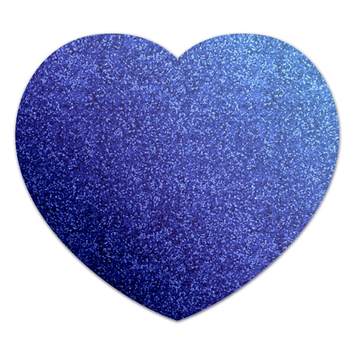 Заказать коврик для мышки в Москве. Коврик для мышки (сердце) Синее сердце от fattanirvana - готовые дизайны и нанесение принтов.