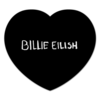 Заказать коврик для мышки в Москве. Коврик для мышки (сердце) Billie Eilish от DESIGNER   - готовые дизайны и нанесение принтов.