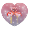 Заказать коврик для мышки в Москве. Коврик для мышки (сердце) Влюбленные фламинго от Ordwen - готовые дизайны и нанесение принтов.