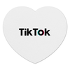 Заказать коврик для мышки в Москве. Коврик для мышки (сердце) TikTok  от DESIGNER   - готовые дизайны и нанесение принтов.