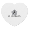 Заказать коврик для мышки в Москве. Коврик для мышки (сердце) Chrysler от DESIGNER   - готовые дизайны и нанесение принтов.