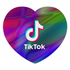 Заказать коврик для мышки в Москве. Коврик для мышки (сердце) TikTok  от DESIGNER   - готовые дизайны и нанесение принтов.