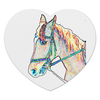 Заказать коврик для мышки в Москве. Коврик для мышки (сердце) Лошадь. Horse от Aidizaina  - готовые дизайны и нанесение принтов.