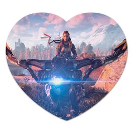 Заказать коврик для мышки в Москве. Коврик для мышки (сердце) Horizon Zero Dawn от GeekFox  - готовые дизайны и нанесение принтов.