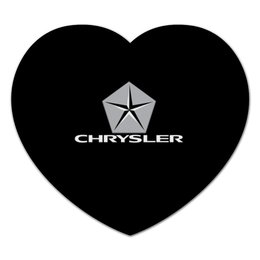 Заказать коврик для мышки в Москве. Коврик для мышки (сердце) Chrysler от DESIGNER   - готовые дизайны и нанесение принтов.