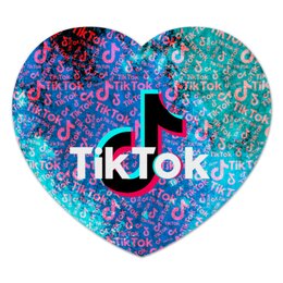 Заказать коврик для мышки в Москве. Коврик для мышки (сердце) Tik Tok от THE_NISE  - готовые дизайны и нанесение принтов.