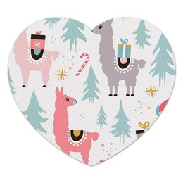 Заказать коврик для мышки в Москве. Коврик для мышки (сердце) С новым годом от FireFoxa - готовые дизайны и нанесение принтов.