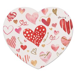 Заказать коврик для мышки в Москве. Коврик для мышки (сердце) День святого Валентина от FireFoxa - готовые дизайны и нанесение принтов.