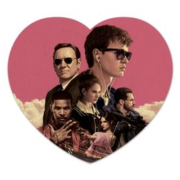 Заказать коврик для мышки в Москве. Коврик для мышки (сердце) Baby Driver от Media M  - готовые дизайны и нанесение принтов.