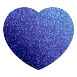 Заказать коврик для мышки в Москве. Коврик для мышки (сердце) Синее сердце от fattanirvana - готовые дизайны и нанесение принтов.
