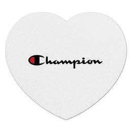 Заказать коврик для мышки в Москве. Коврик для мышки (сердце) Champion от DESIGNER   - готовые дизайны и нанесение принтов.