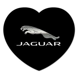 Заказать коврик для мышки в Москве. Коврик для мышки (сердце) JAGUAR  от DESIGNER   - готовые дизайны и нанесение принтов.