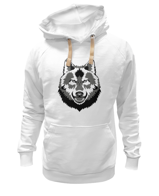 цена Printio Толстовка Wearcraft Premium унисекс Grey wolf