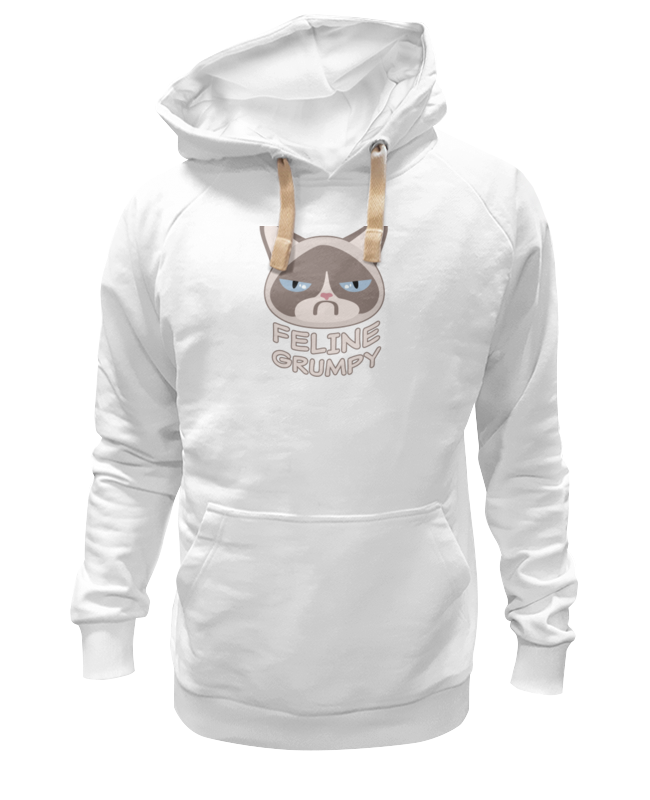 Printio Толстовка Wearcraft Premium унисекс Грустный кот (grumpy cat) printio свитшот унисекс хлопковый грустный кот grumpy cat