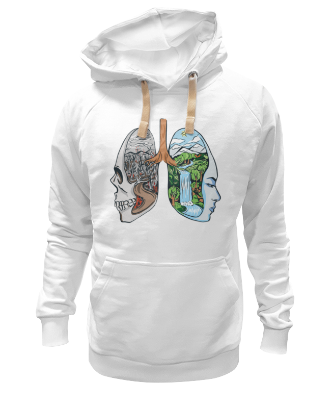 Printio Толстовка Wearcraft Premium унисекс Lungs landscape printio кружка lungs landscape