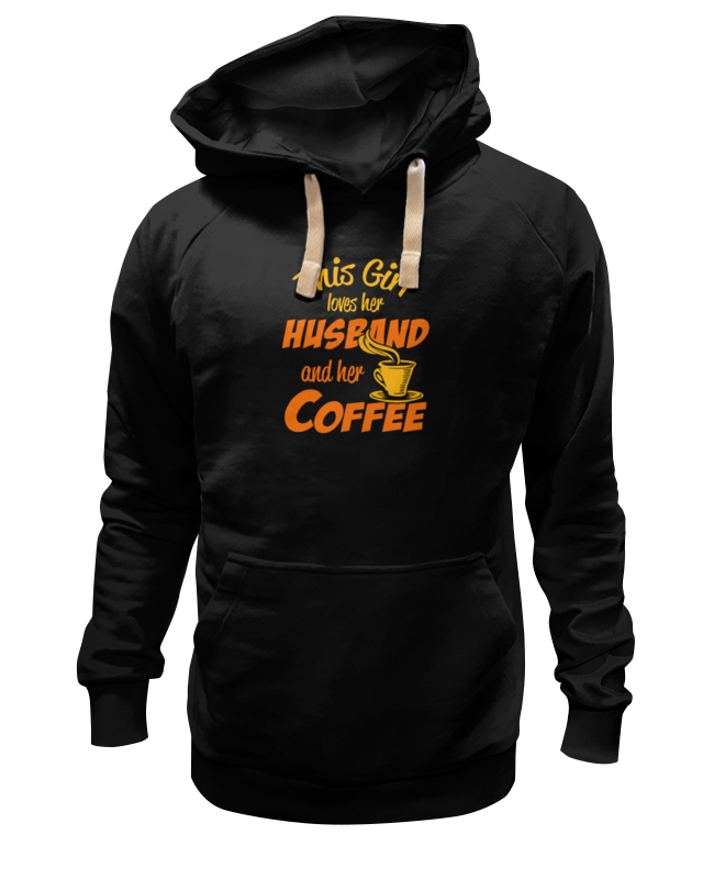 Printio Толстовка Wearcraft Premium унисекс Эта девушка любит своего мужа и кофе printio футболка классическая эта девушка любит своего мужа и кофе