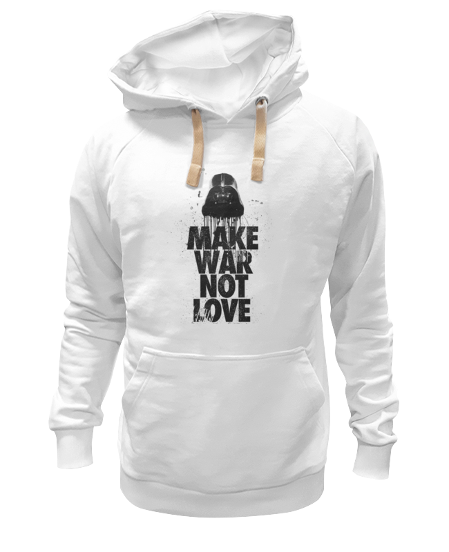 Printio Толстовка Wearcraft Premium унисекс Make war not love by darth weider