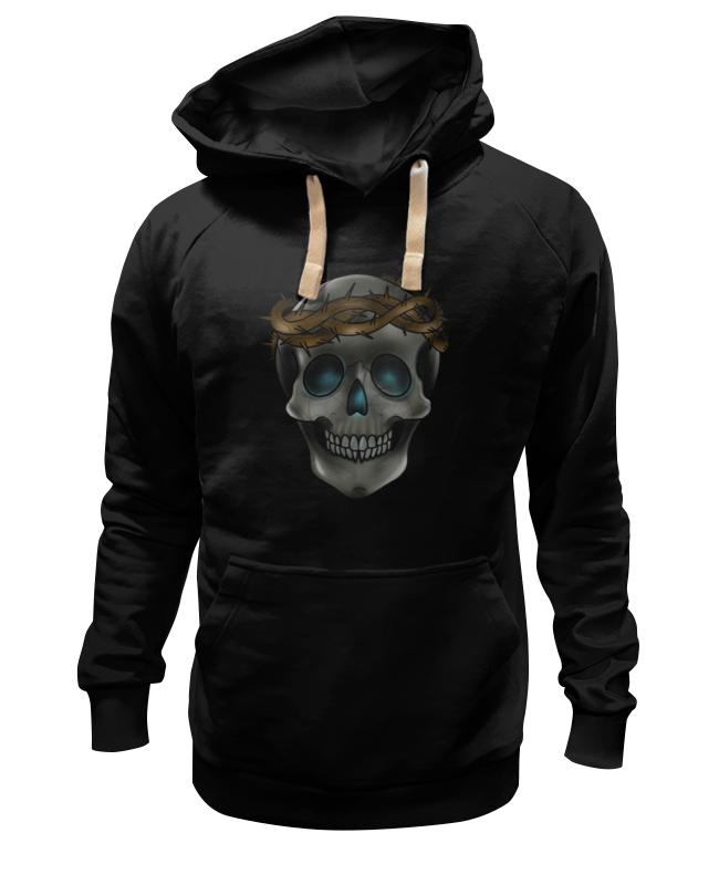 Printio Толстовка Wearcraft Premium унисекс Skull in a crown of thorns printio футболка классическая skull in a crown of thorns