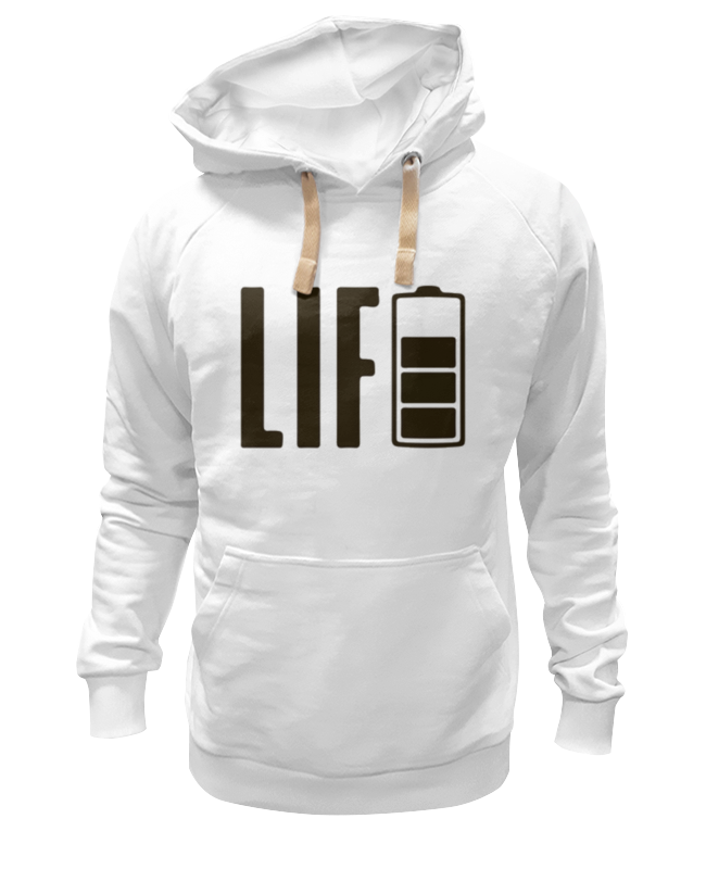 Printio Толстовка Wearcraft Premium унисекс Life на зарядке printio футболка wearcraft premium life на зарядке