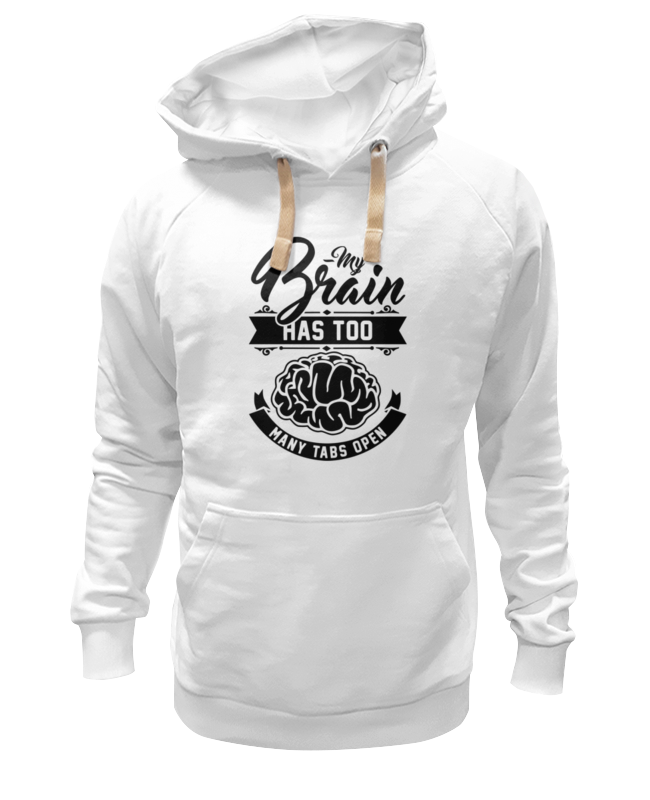 Printio Толстовка Wearcraft Premium унисекс Мозг (brain) printio футболка wearcraft premium мозг brain