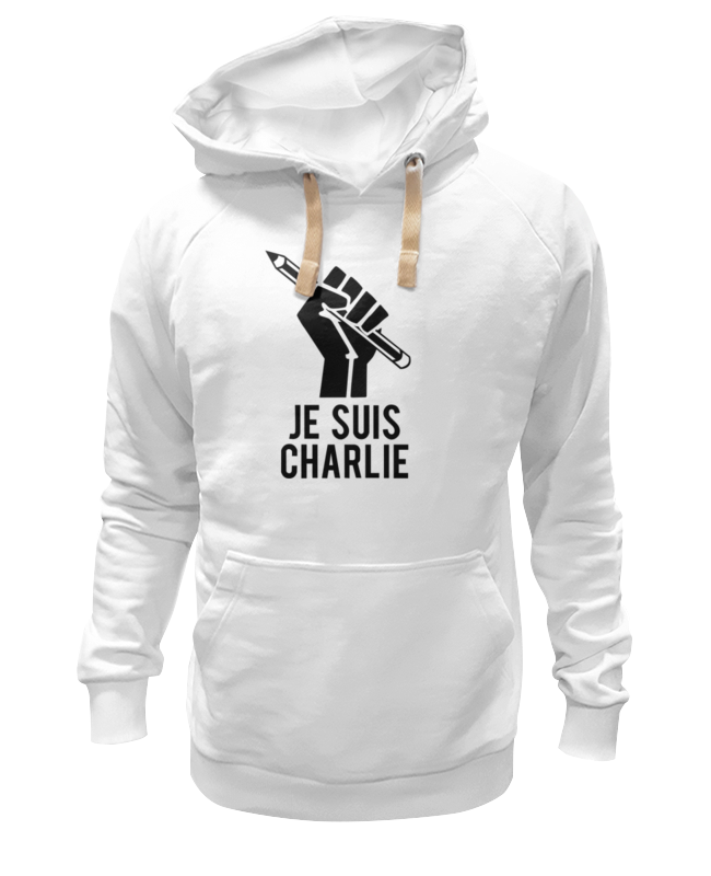 Printio Толстовка Wearcraft Premium унисекс Je suis charlie, я шарли