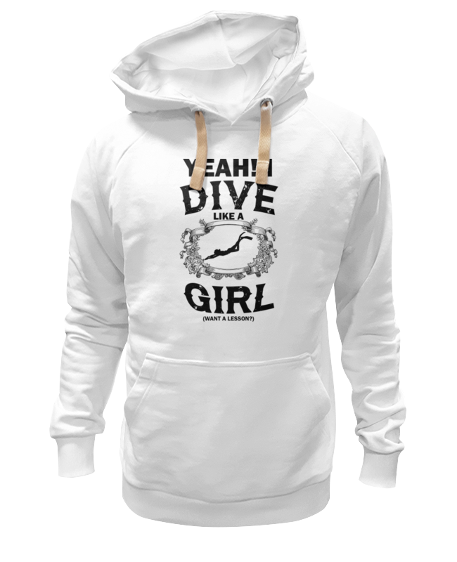 Printio Толстовка Wearcraft Premium унисекс Dive like a girl