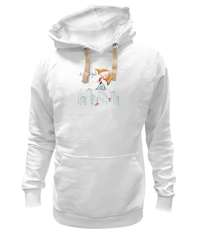 Толстовка Wearcraft Premium унисекс — цвет: БЕЛЫЙ, пол: МУЖ.