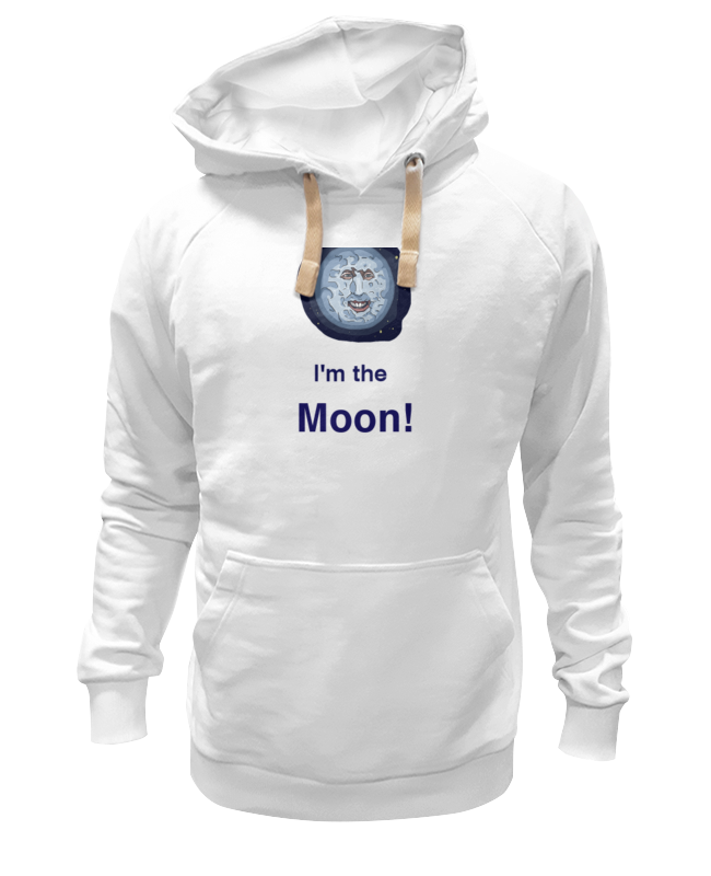 Printio Толстовка Wearcraft Premium унисекс Луна из mighty boosh printio футболка wearcraft premium slim fit луна из mighty boosh