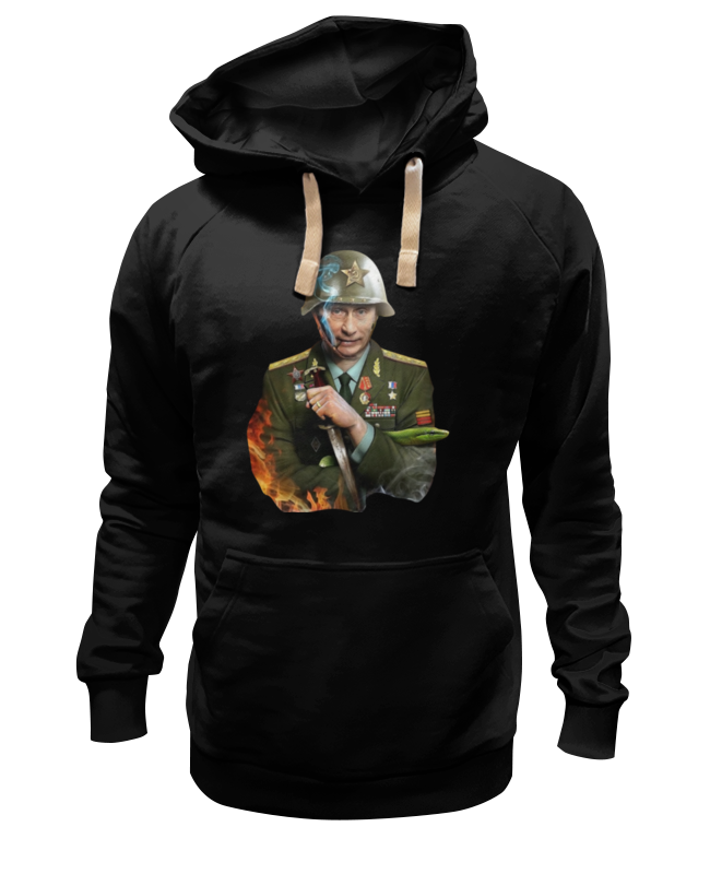 Printio Толстовка Wearcraft Premium унисекс Путин солдат printio футболка wearcraft premium путин солдат