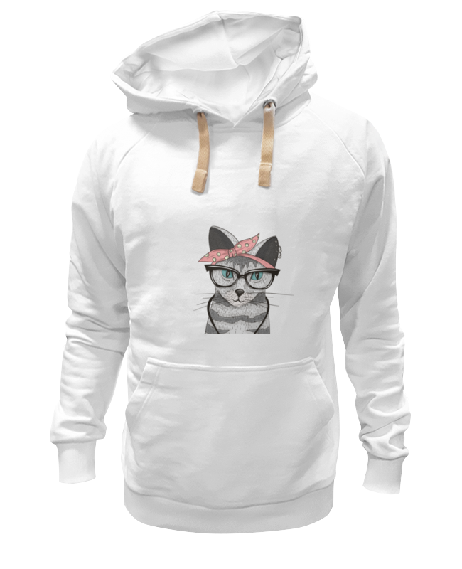 Printio Толстовка Wearcraft Premium унисекс Gansta cat printio футболка wearcraft premium мяу кошка