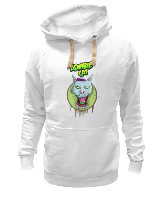 Printio Толстовка Wearcraft Premium унисекс Zombie cat