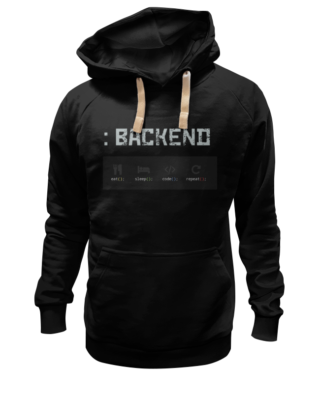 Printio Толстовка Wearcraft Premium унисекс Backend developer printio детская футболка классическая унисекс backend developer