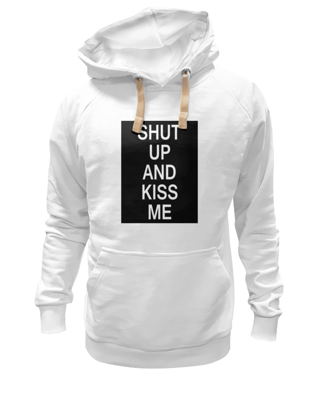Printio Толстовка Wearcraft Premium унисекс Shut up and kiss me printio футболка wearcraft premium shut up and kiss me