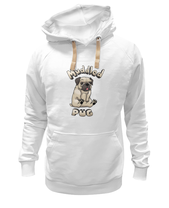 Printio Толстовка Wearcraft Premium унисекс Mudded pug printio футболка wearcraft premium slim fit mudded pug