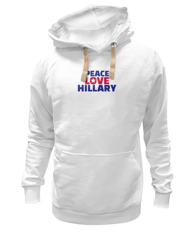 Printio Толстовка Wearcraft Premium унисекс Peace love hillary printio кепка peace love hillary