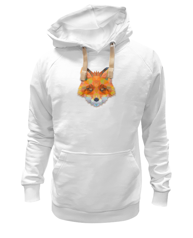 Printio Толстовка Wearcraft Premium унисекс Полигональная лиса printio футболка wearcraft premium лиса fox