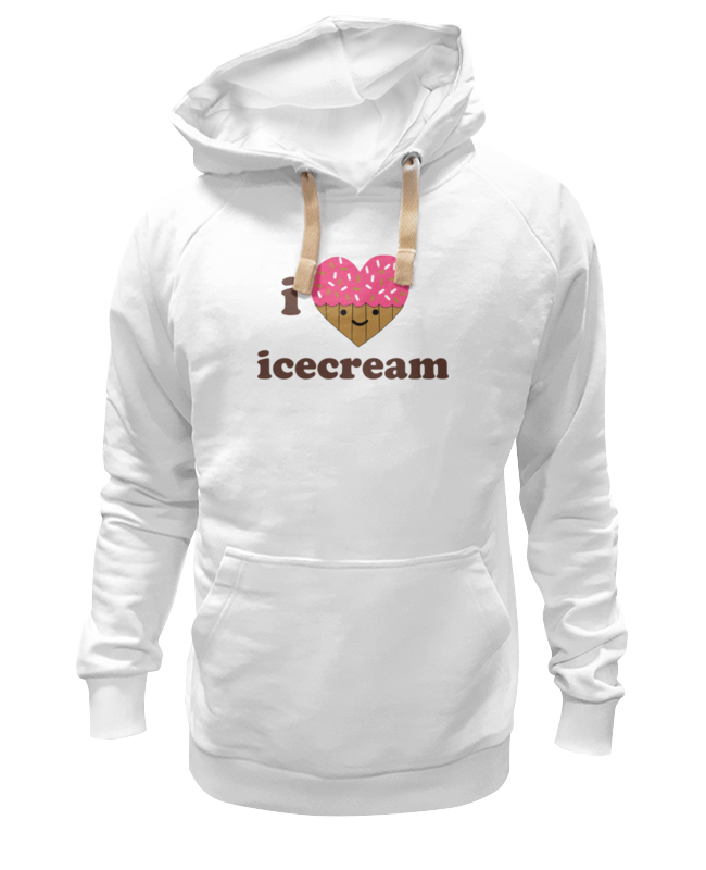 Printio Толстовка Wearcraft Premium унисекс I love icecream
