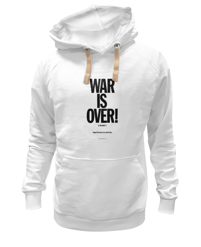 Printio Толстовка Wearcraft Premium унисекс War is over / война закончена printio лонгслив war is over война закончена