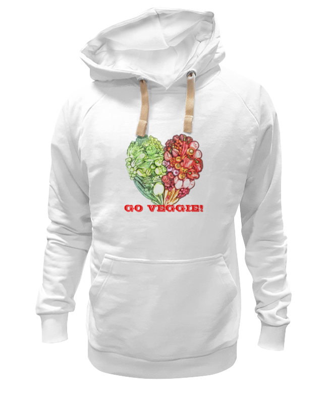 Printio Толстовка Wearcraft Premium унисекс Go veggie! printio футболка wearcraft premium go veggie