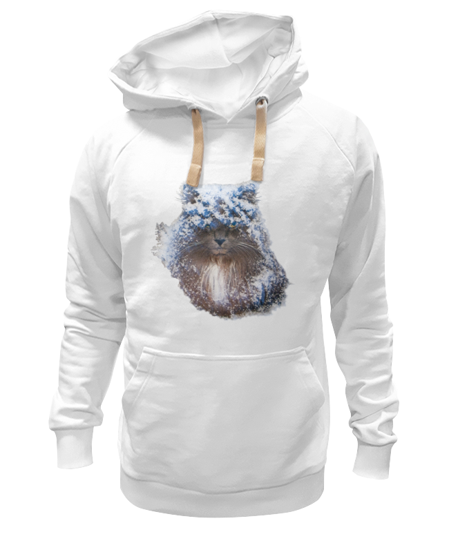 Printio Толстовка Wearcraft Premium унисекс Снежный котик гато printio футболка классическая снежный котик гато