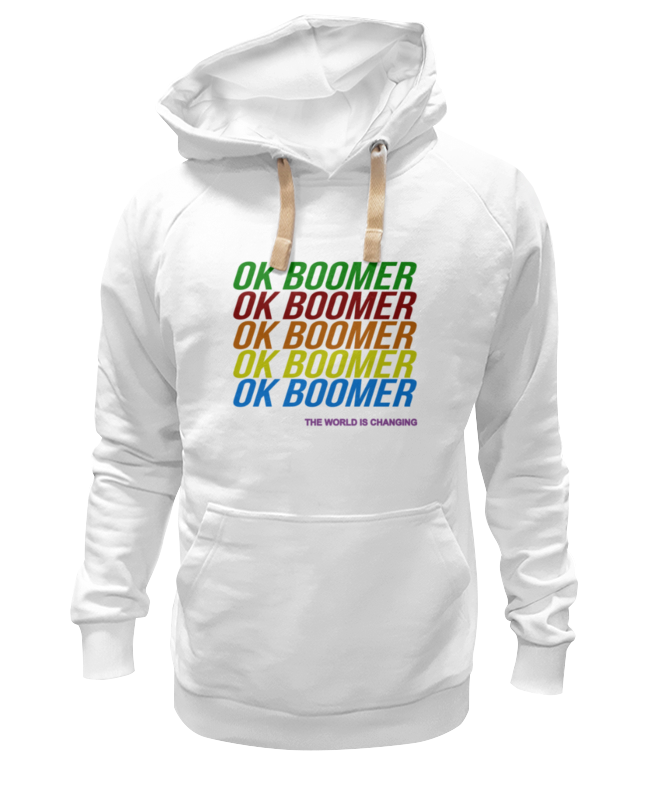 Printio Толстовка Wearcraft Premium унисекс Ok boomer printio футболка wearcraft premium ok boomer