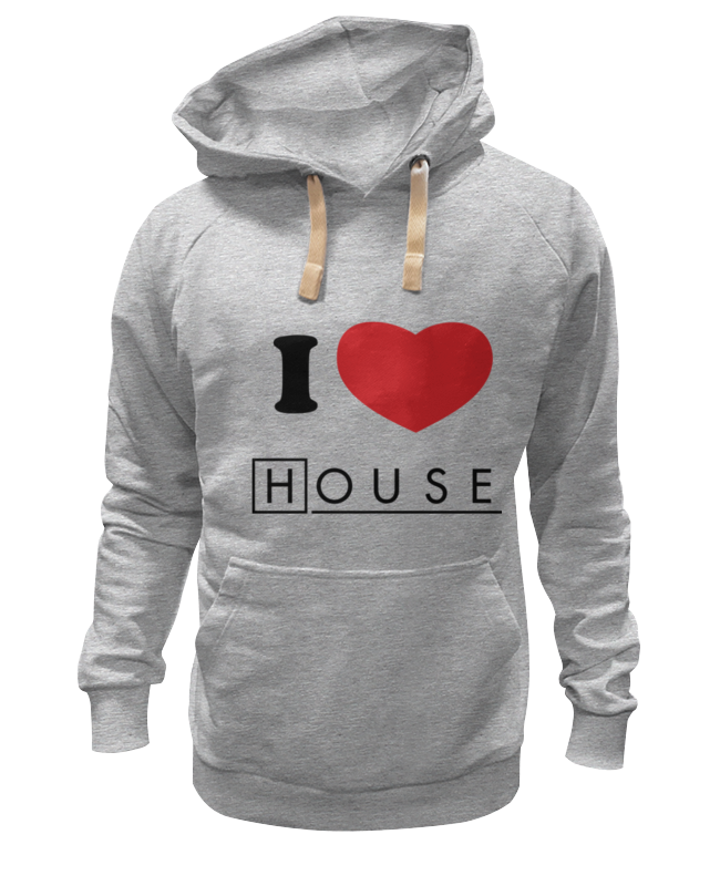 Printio Толстовка Wearcraft Premium унисекс I love house