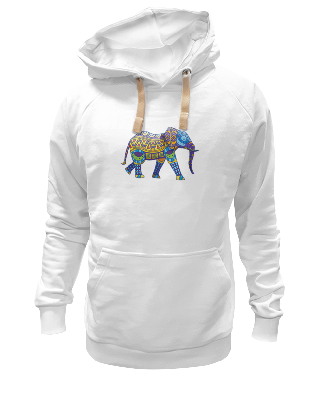 Printio Толстовка Wearcraft Premium унисекс Индийский слон мужская футболка слон индийский 2xl белый