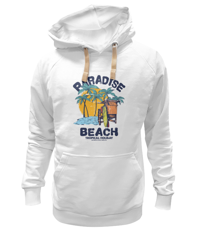 Printio Толстовка Wearcraft Premium унисекс Paradise beach мужская футболка paradise beach l белый