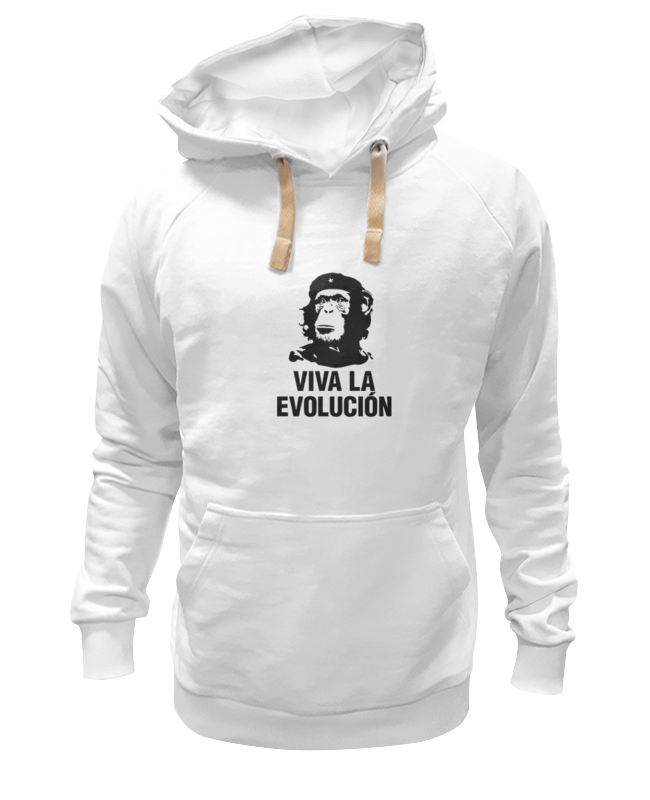 Printio Толстовка Wearcraft Premium унисекс Viva la evolucion viva la evolucion 1044262 3xs белый