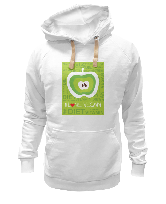 Printio Толстовка Wearcraft Premium унисекс I love vegan printio футболка wearcraft premium i love vegan